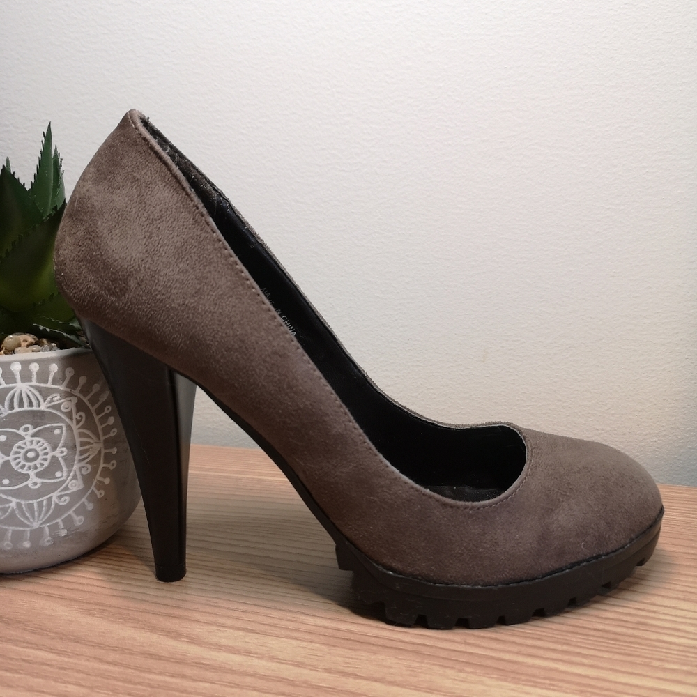 CALL IT SPRING FAUX SUEDE HEELS